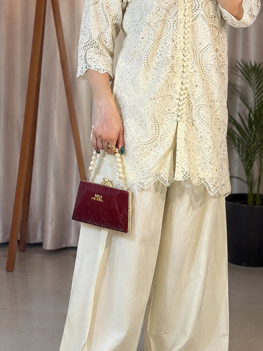 Noor-e-Safaid 2 Piece Embroidered