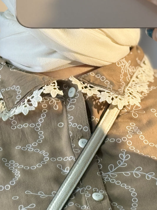 Sunehri Noor Embroidered Shirt