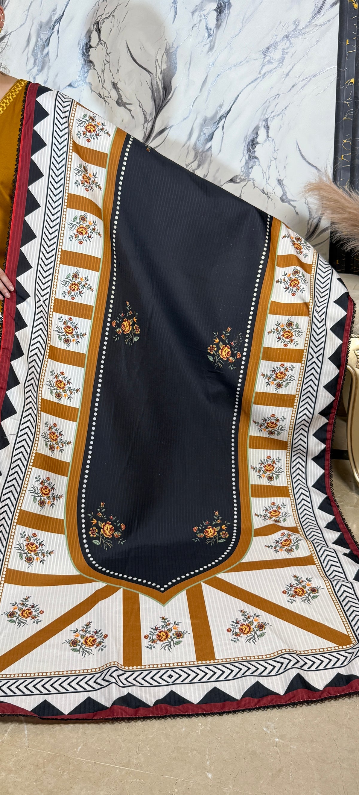Zar-e-Mustard Dhanak 3 Piece