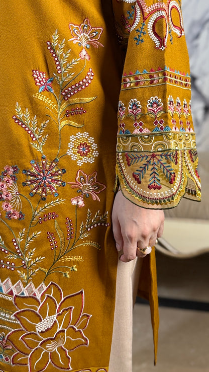 Zar-e-Mustard Dhanak 3 Piece