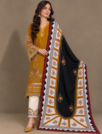 Zar-e-Mustard Dhanak 3 Piece