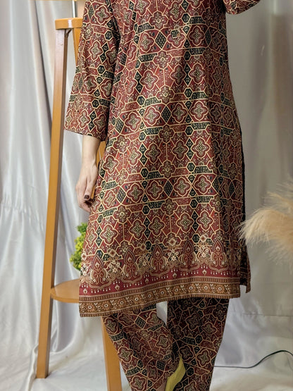 Rangrez Chunri 2 Piece Print