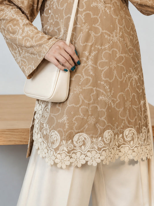 Sunehri Noor Embroidered Shirt