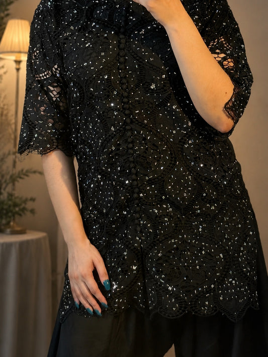 Alora Black 2 Piece Net
