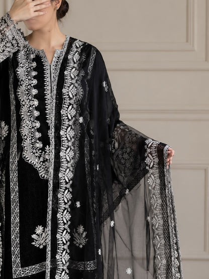 Gul-e-Siyah 3 Piece Embroidered