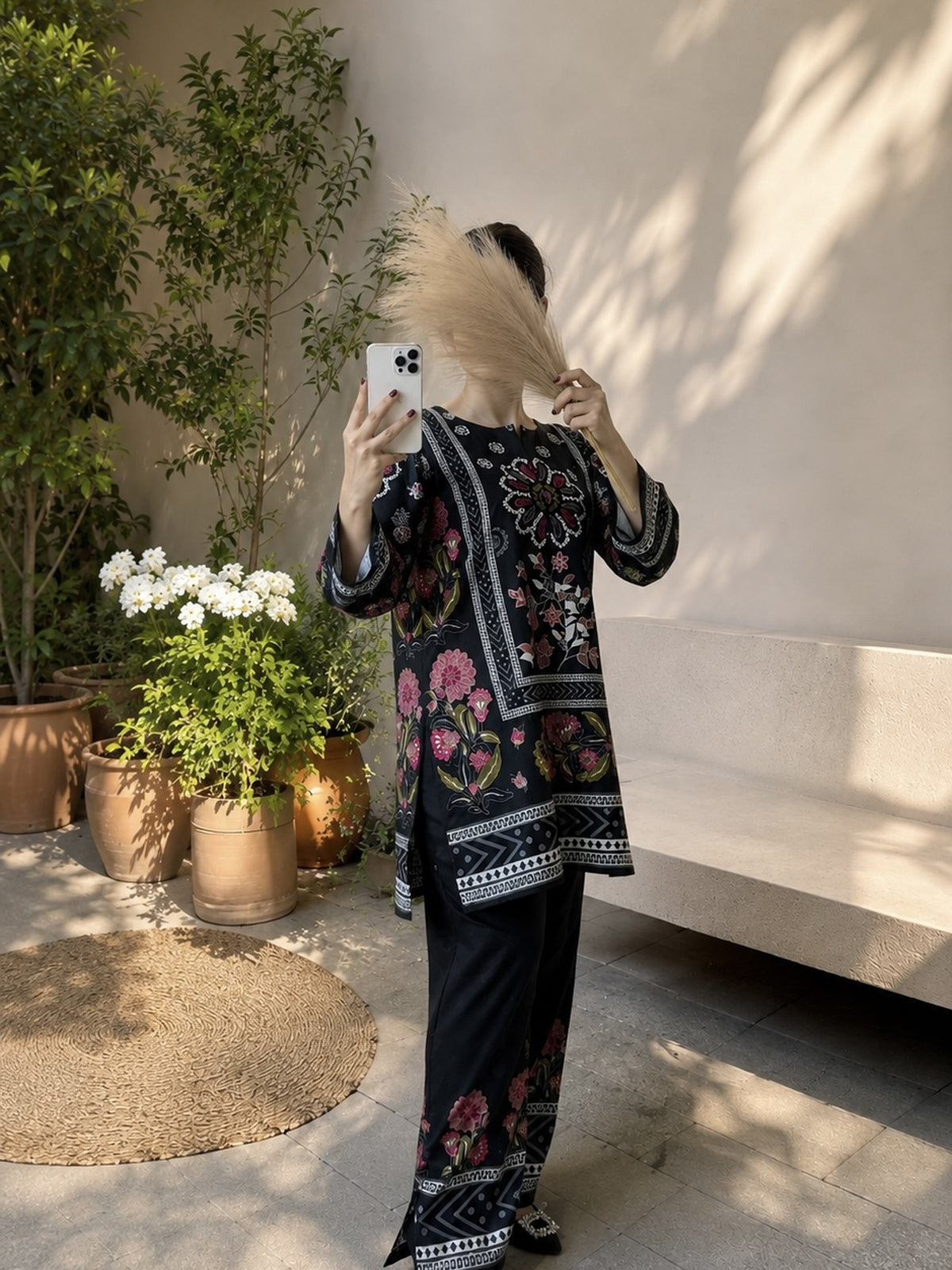 Noor Petal Co-ord Set Stitched