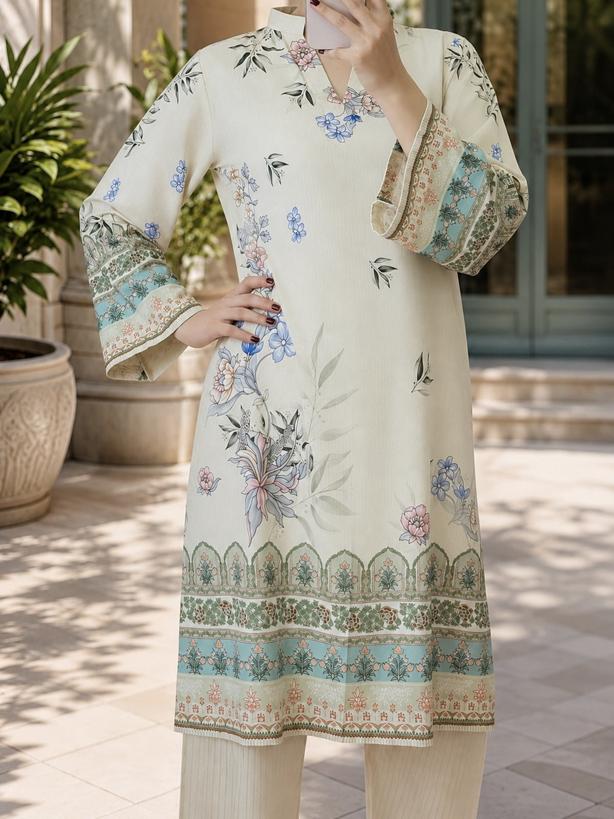 Lemon Bloom 2 Piece Printed